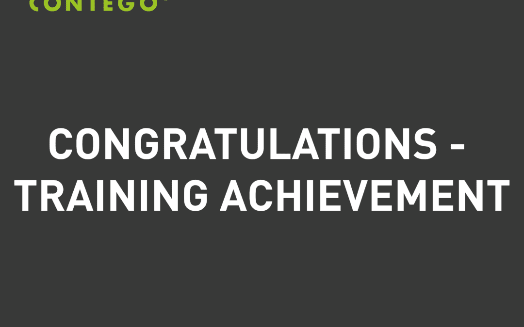 Congratulations – Training Achievment
